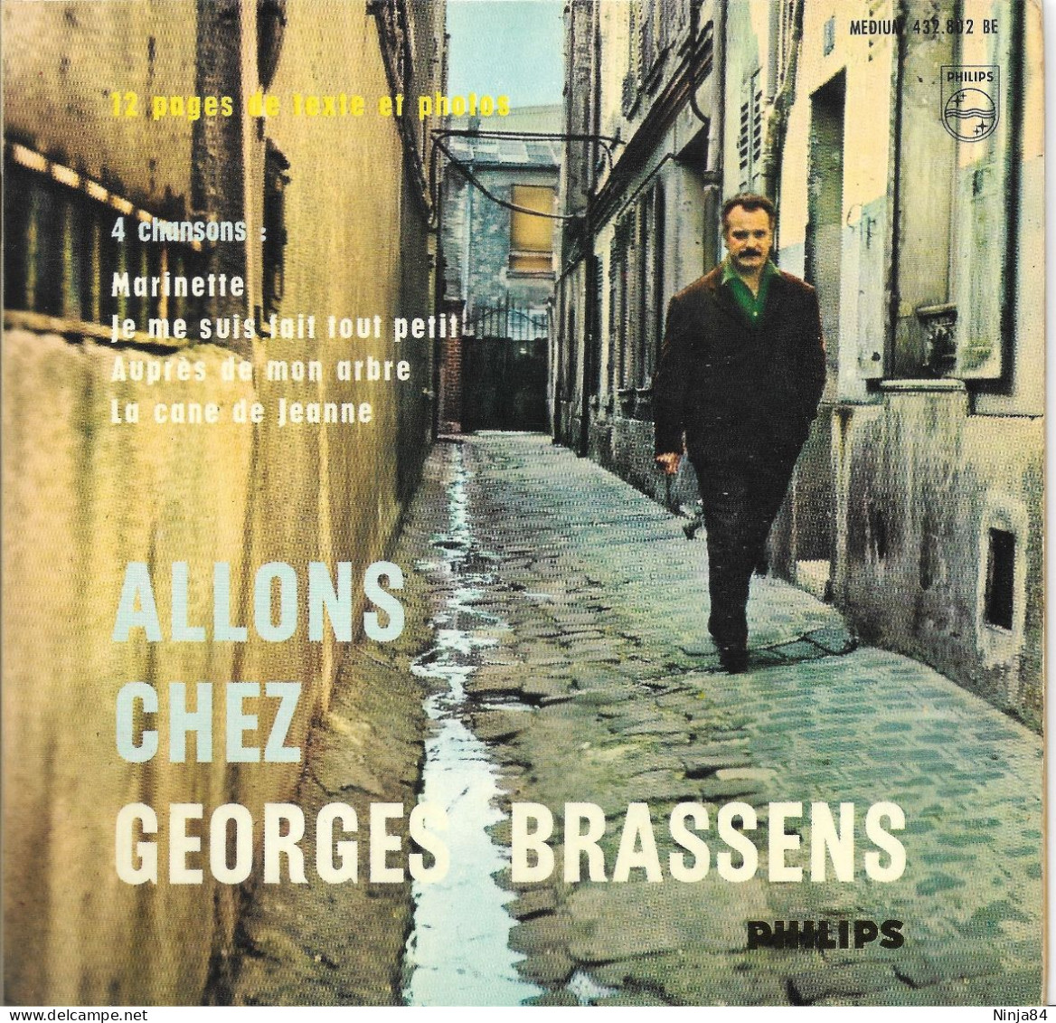 EP 45 RPM (7") Georges Brassens  "  Allons Chez Georges Brassens  " - Sonstige - Franz. Chansons