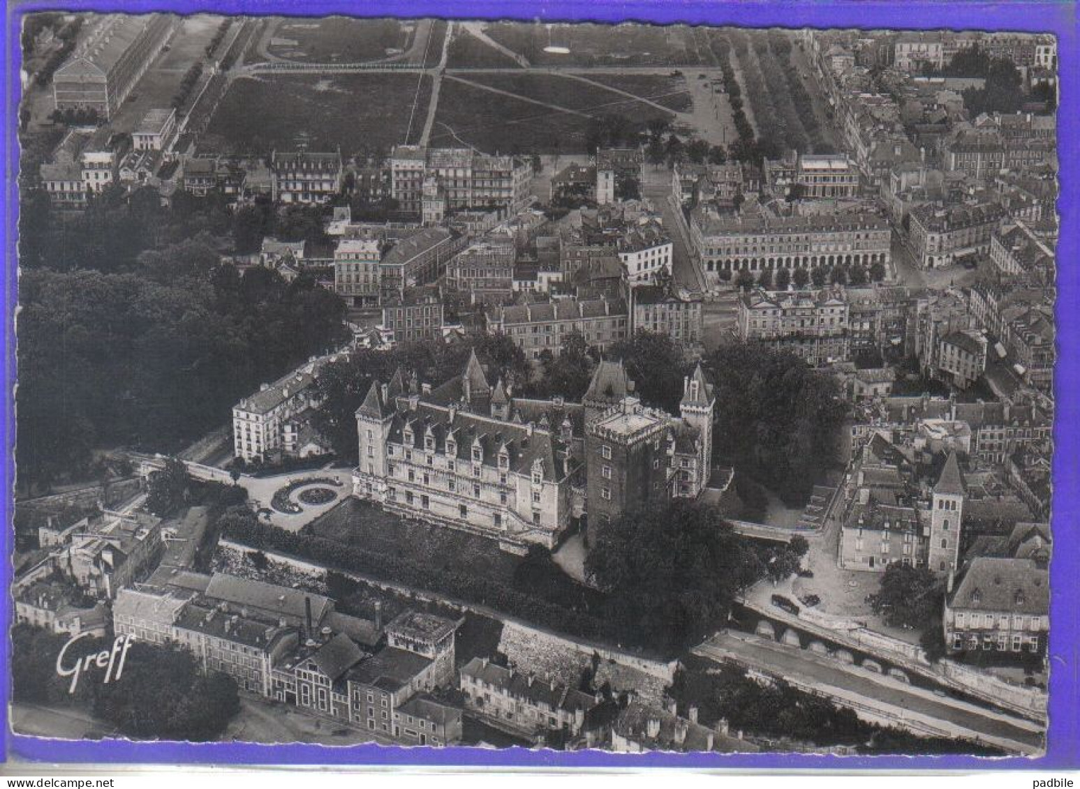 Carte Postale 64. Pau  Vue Aérienne Très Beau Plan - Pau