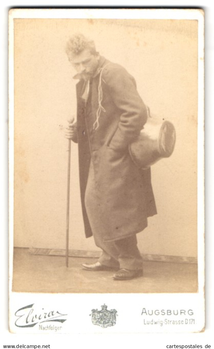 Fotografie Atelier Elvira Nachfolger Richard Fischer, Augsburg, Ludwigstrasse 171, Schauspieler Mimt Einen Landstreich  - Célébrités