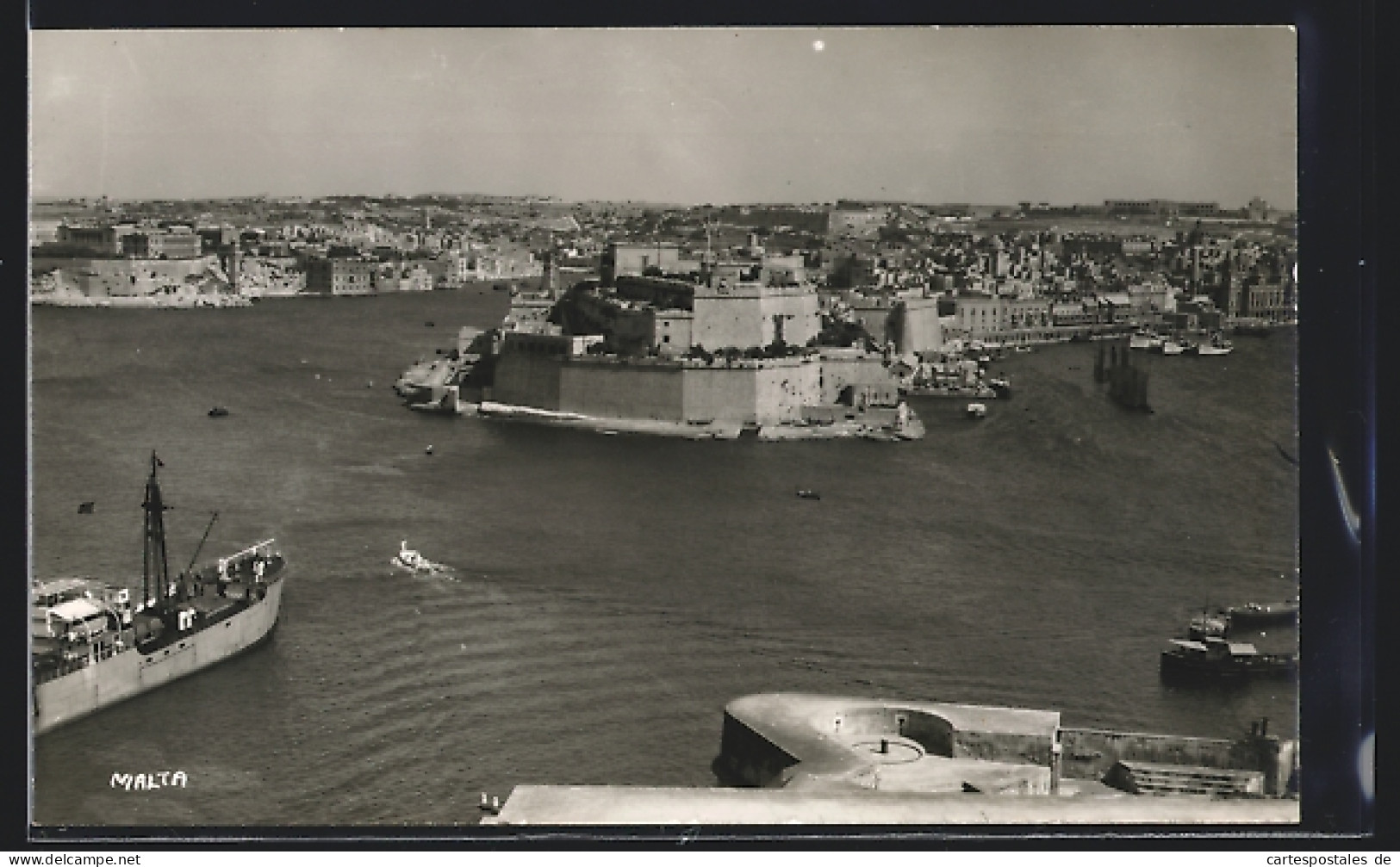 AK Malta, Blick Auf Den Hafen  - Malte