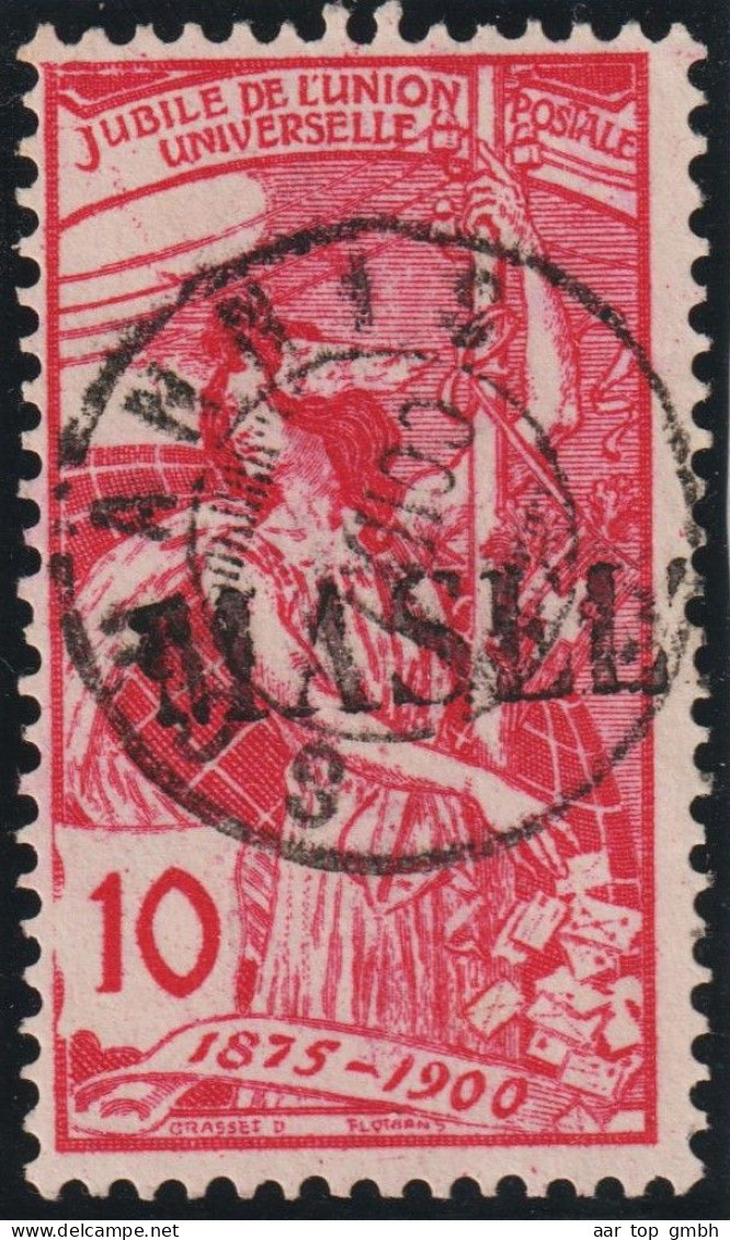 Heimat SG Maseltrangen 1900-12-07 (Schänis) Auf UPU 10 Rp. SBK#78B - Gebruikt