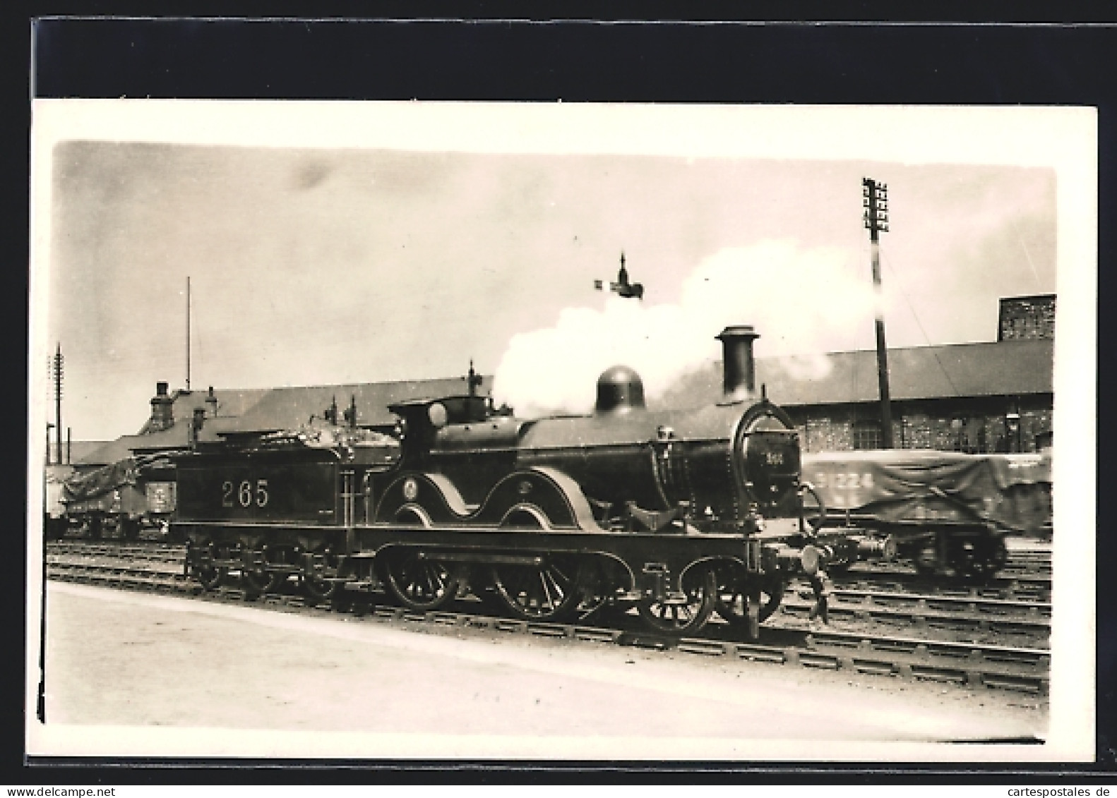 Pc Dampflokomotive No. 265, Englische Eisenbahn  - Eisenbahnen