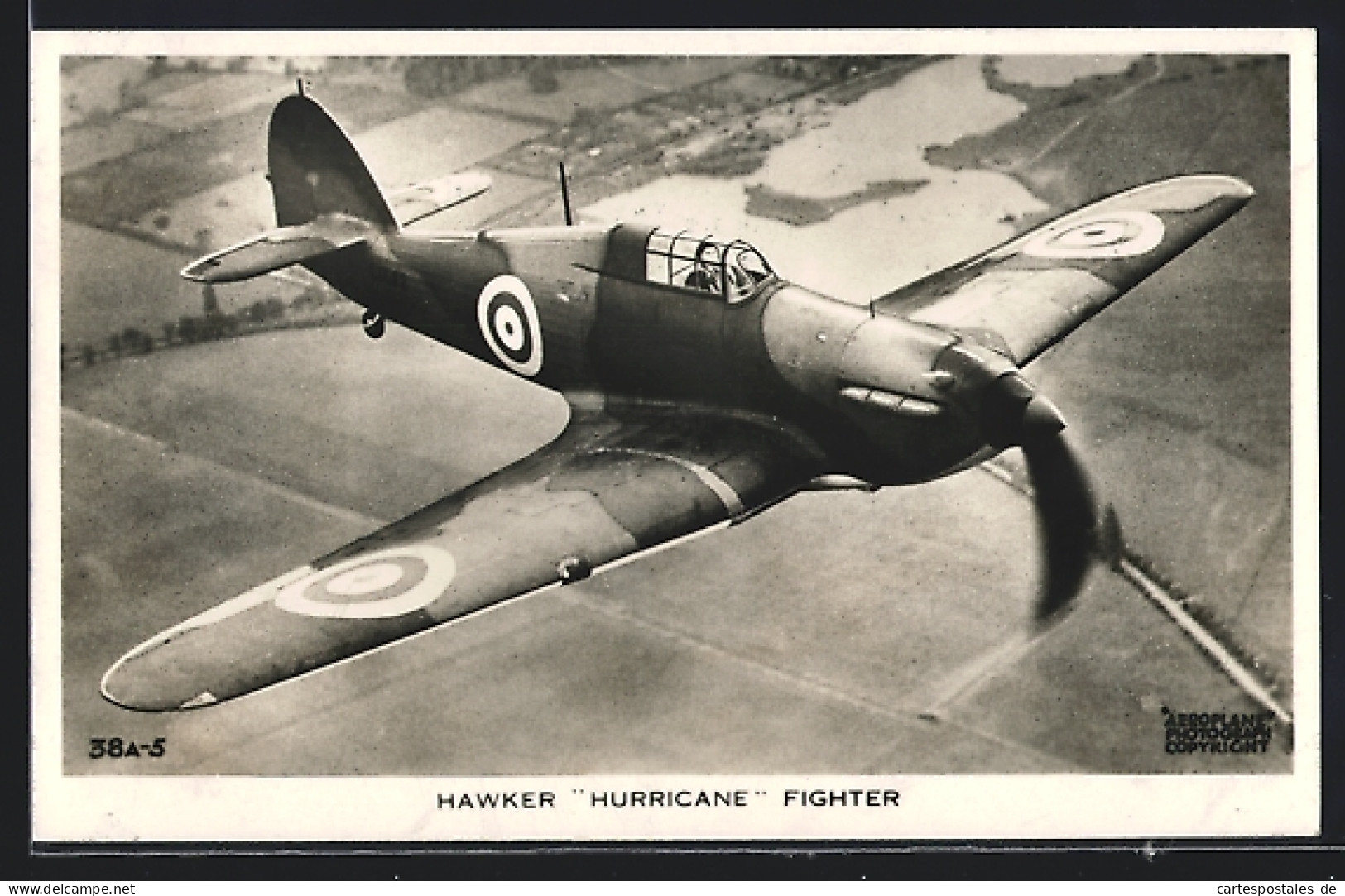 AK Hawker Hurricane Fighter  - 1939-1945: 2. Weltkrieg