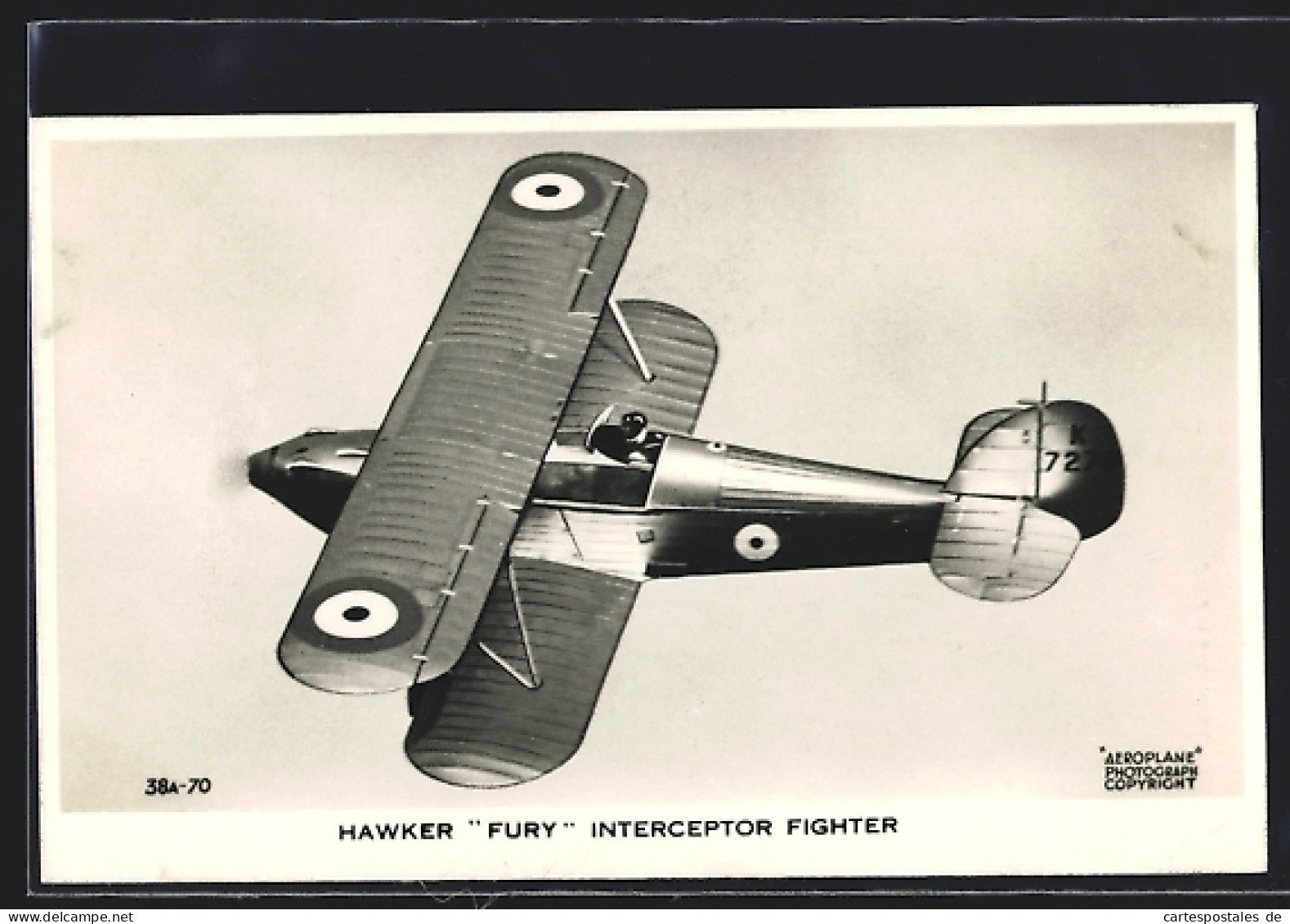 AK Flugzeug: Hawker Fury Interceptor Fighter  - 1939-1945: 2. Weltkrieg