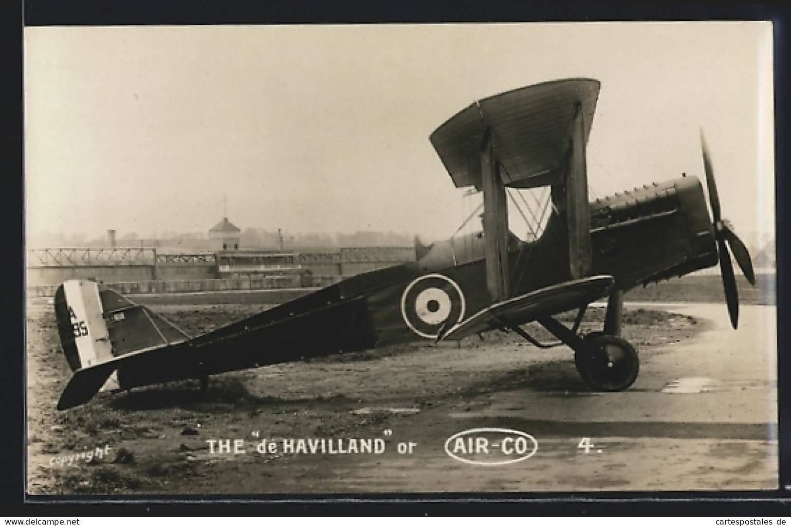 AK Flugzeug De Havilland Airco 4  - 1914-1918: 1st War