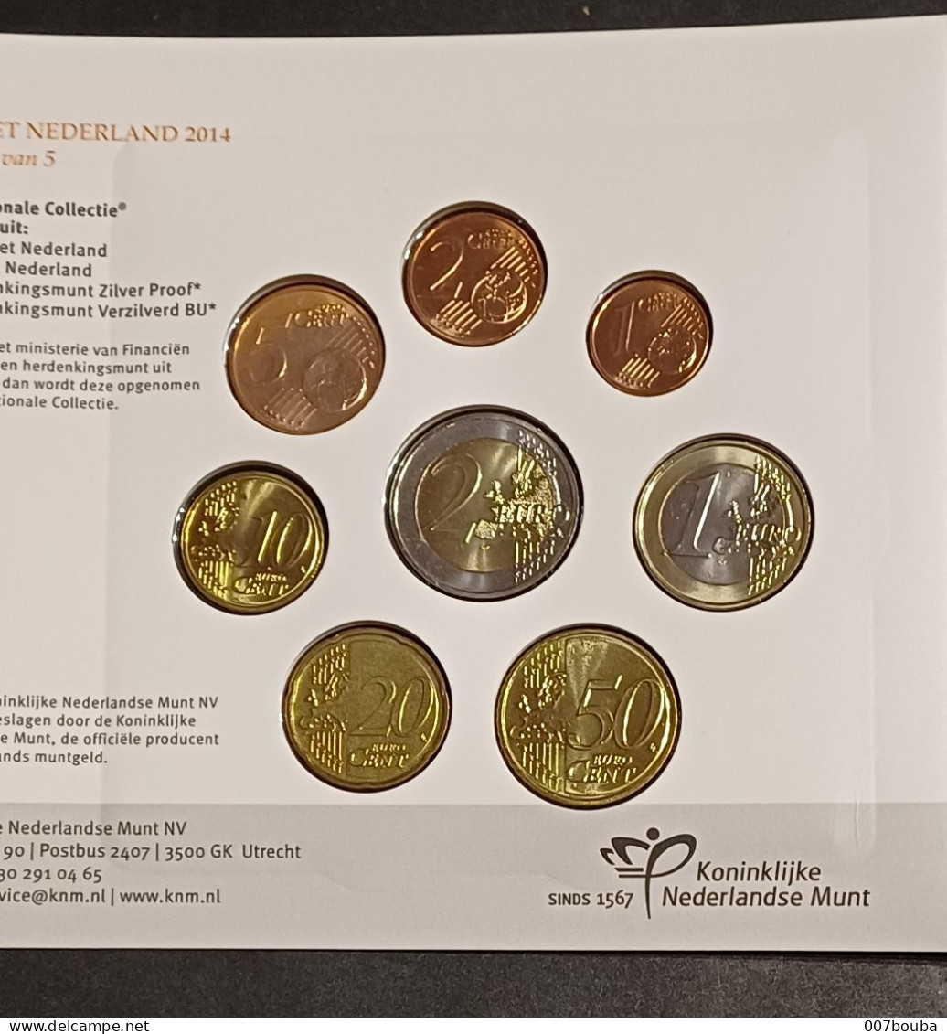 NEDERLAND _ PAYS-BAS 2014  / COFFRET BU _ 8 VALEURS  / ETAT NEUF! - Pays-Bas