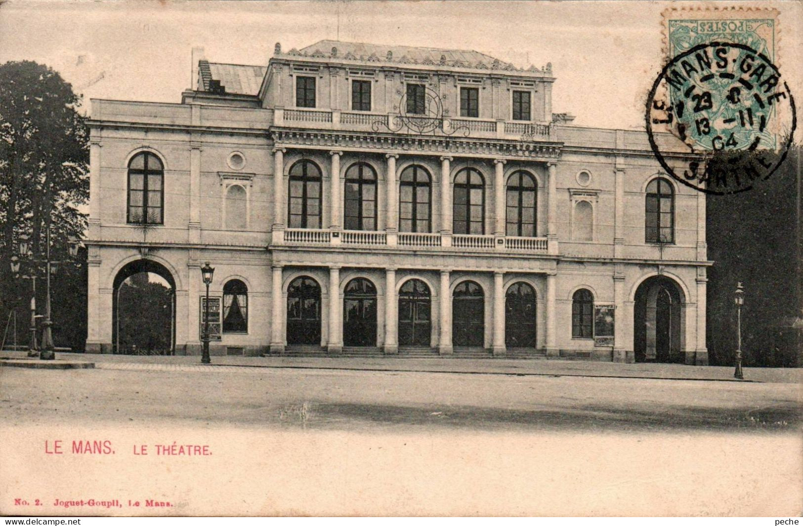 N°3222 W -cpa Le Mans -le Théâtre- - Le Mans