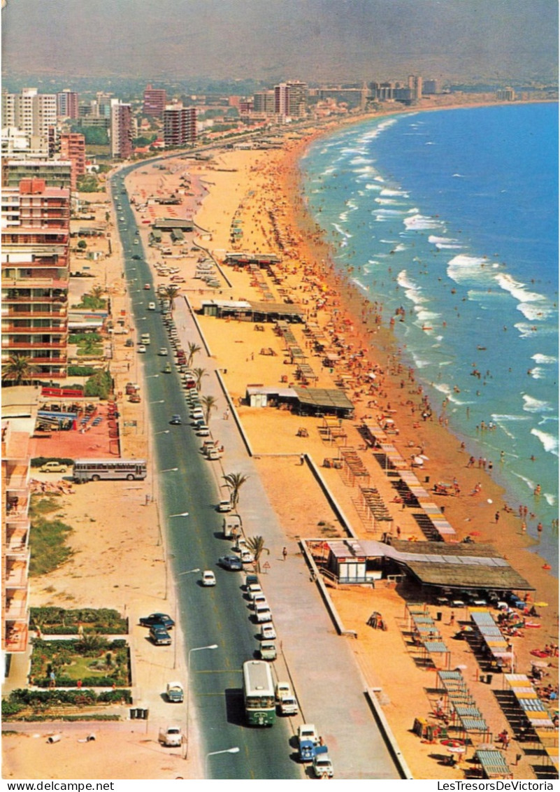 ESPAGNE - Alicante - San Juan - La Playa - Animé - Colorisé - Carte Postale - Alicante