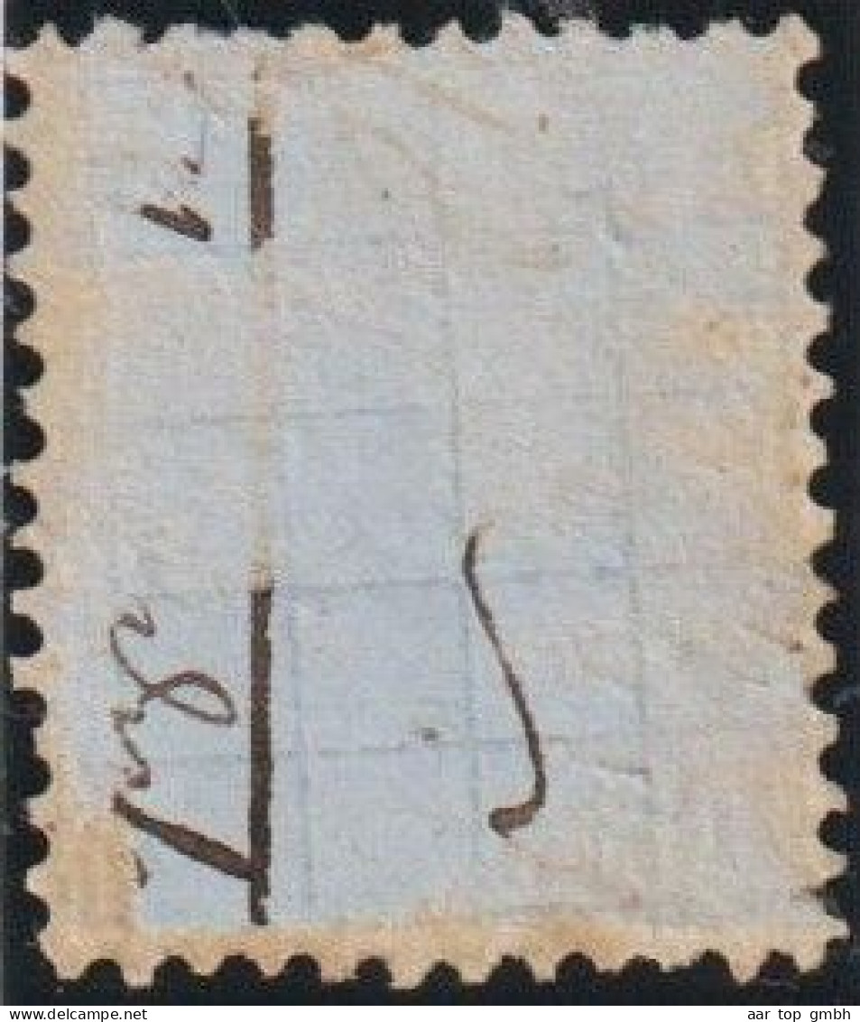 Heimat SG THAL ^1866 Langstempel Auf 10Rp. Blau Sitzende Helvetia SBK#31 - Oblitérés