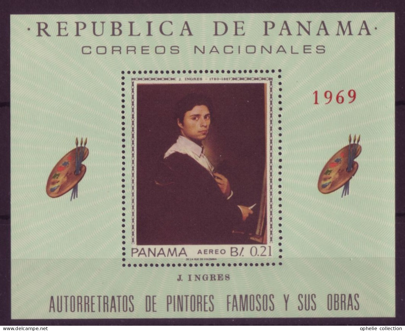 Amérique - Panama - BLF 1969 - J. Ingres - 7377 - Panama