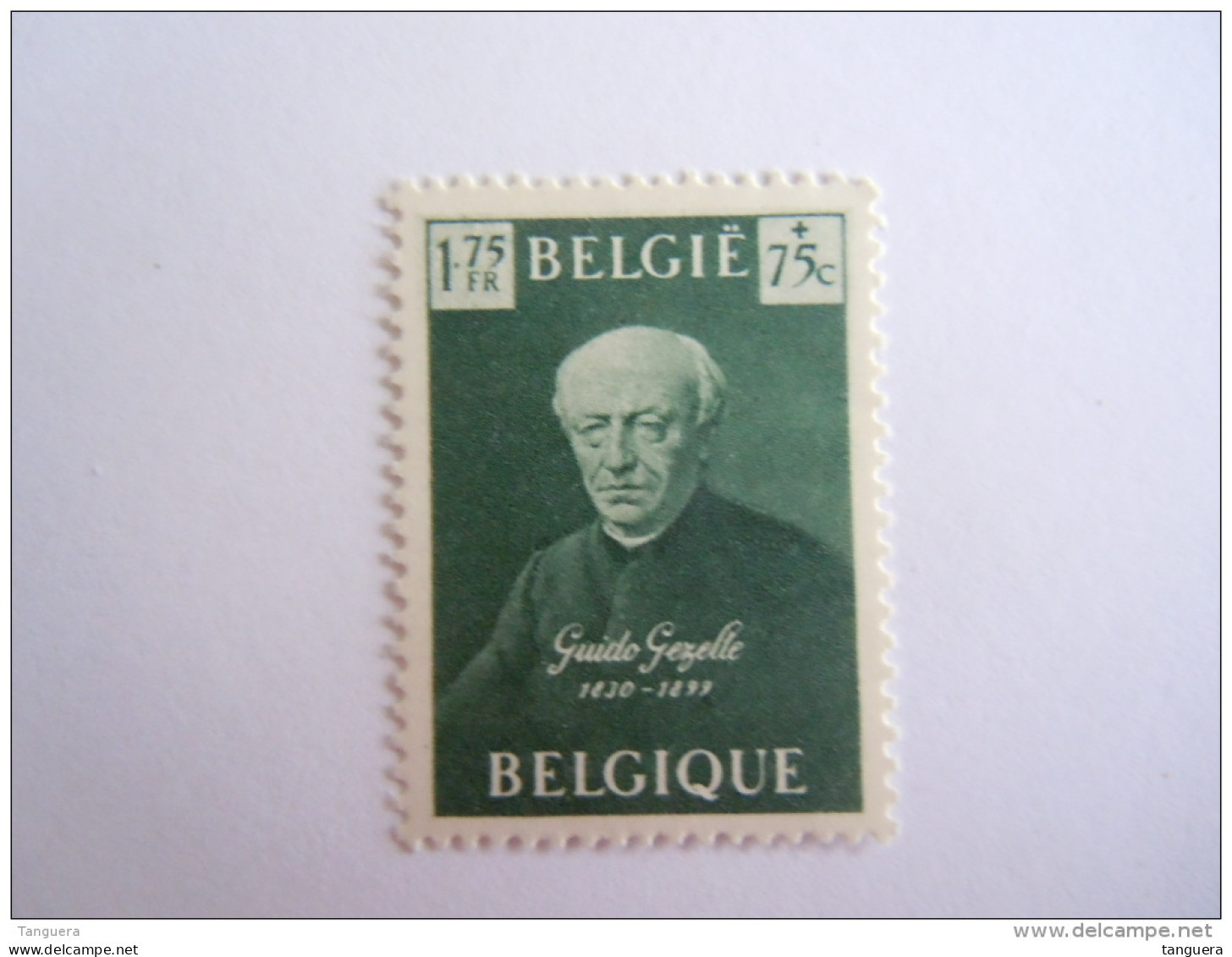 België Belgique 1949  Dichter Poète Guido Gezelle 813 MH * - Neufs