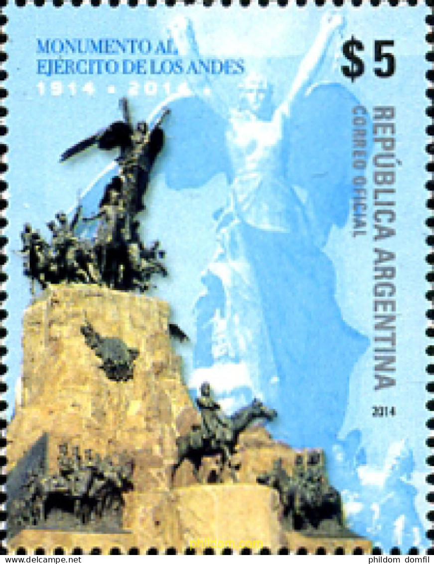 325102 MNH ARGENTINA 2014 EJERCITO DE LOS ANDES - Neufs