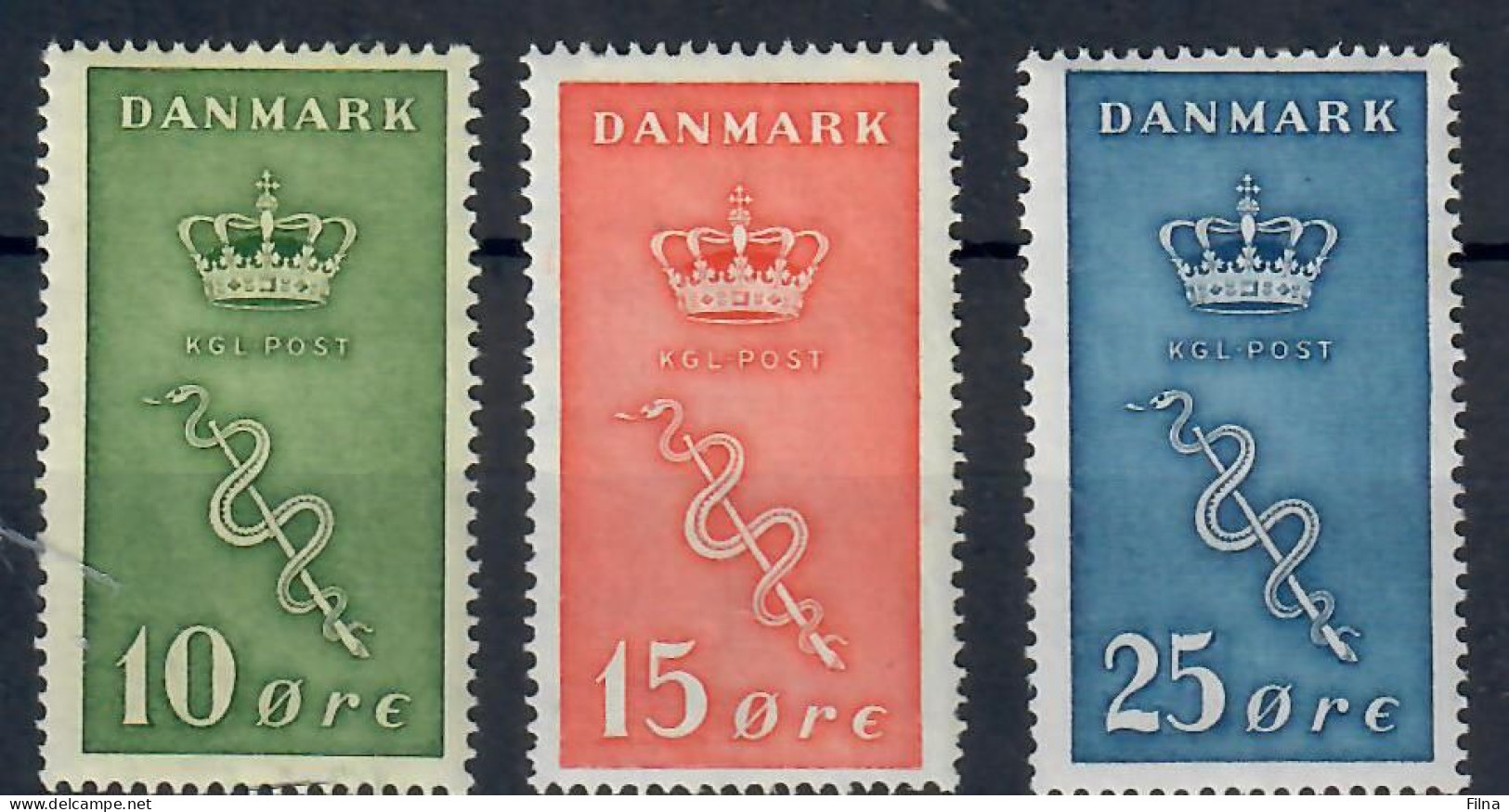 DANMARK DANIMARCA 1929 PRO OPERA CONTRO IL CANCRO SERIE COMPLETA MH/* - Neufs