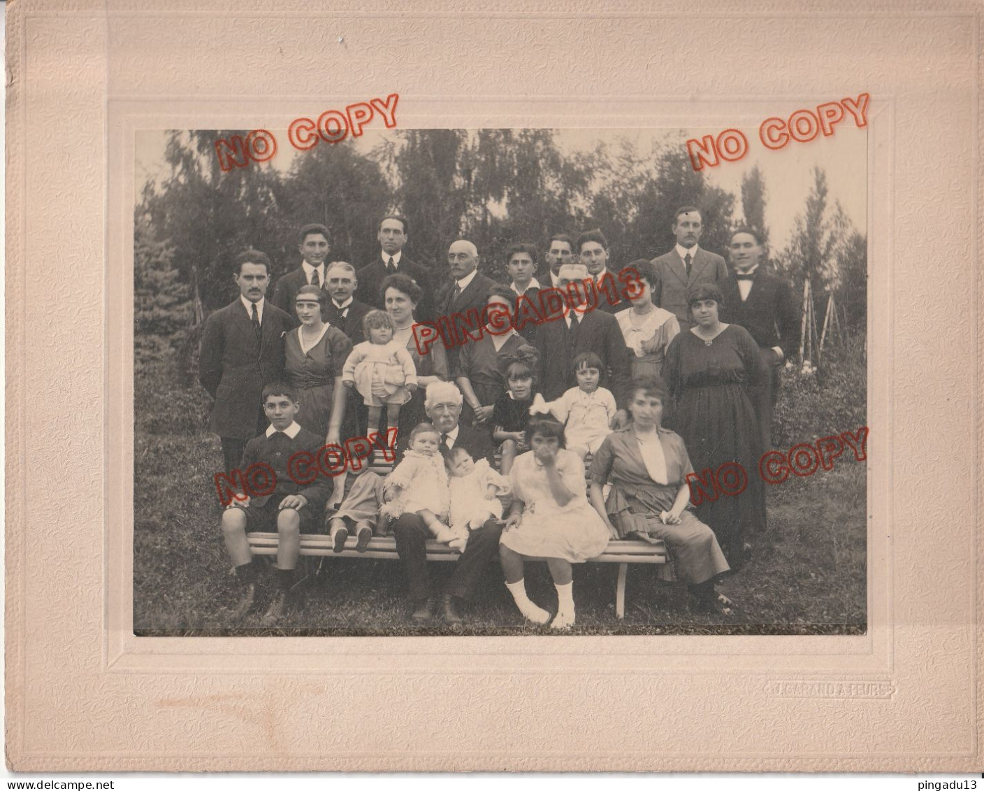 Loire Feurs Portrait Famille Guichard Casino Saint-Etienne Geoffroy Guichard * Sport Football Photo J Garand Sept 1920 - Célébrités