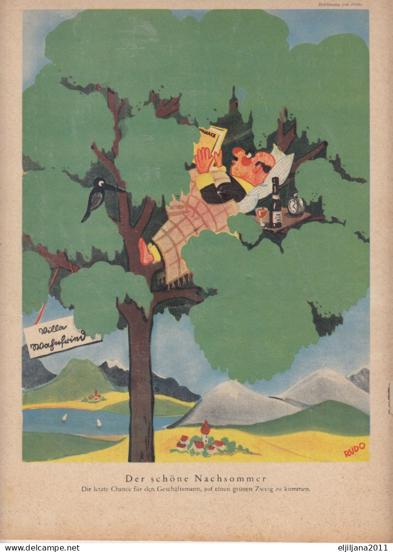 Deutschland (Germany) Berlin 1930, Lustige Blätter Nr.40  Magazine / Newspapers ⁕ Humor, Comics 10 Blatt (20 Seiten) - Autres & Non Classés