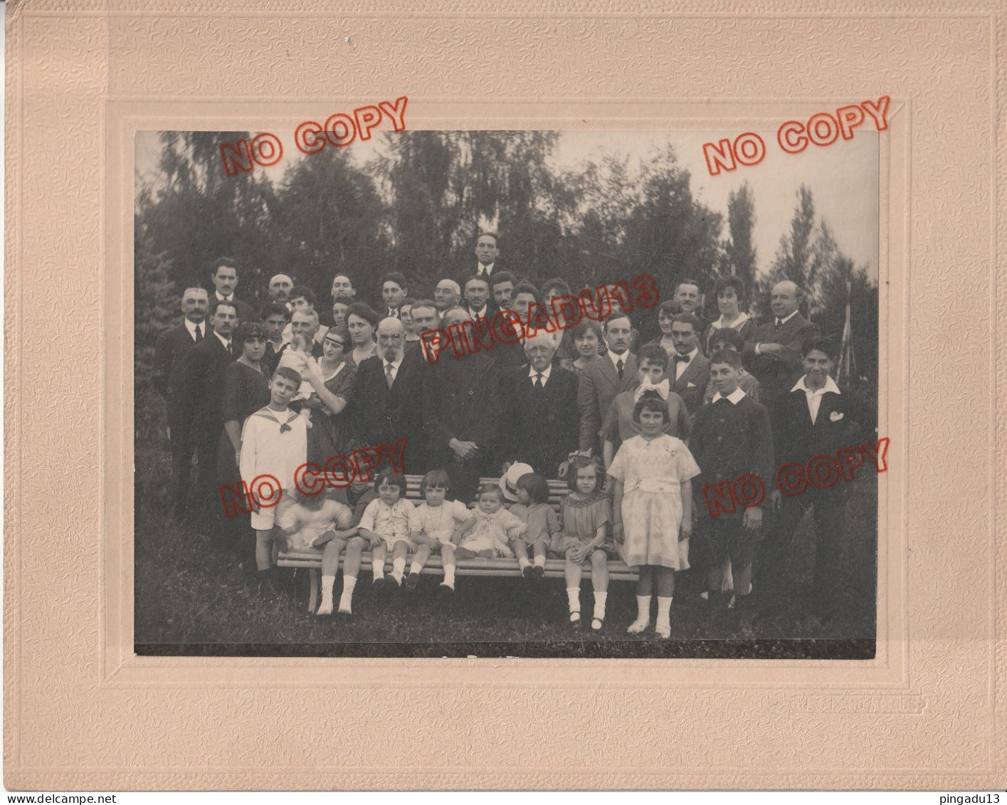 Loire Feurs Portrait Famille Guichard Casino Saint-Etienne Geoffroy Guichard * Sport Football Photo J Garand Sept 1920 - Célébrités