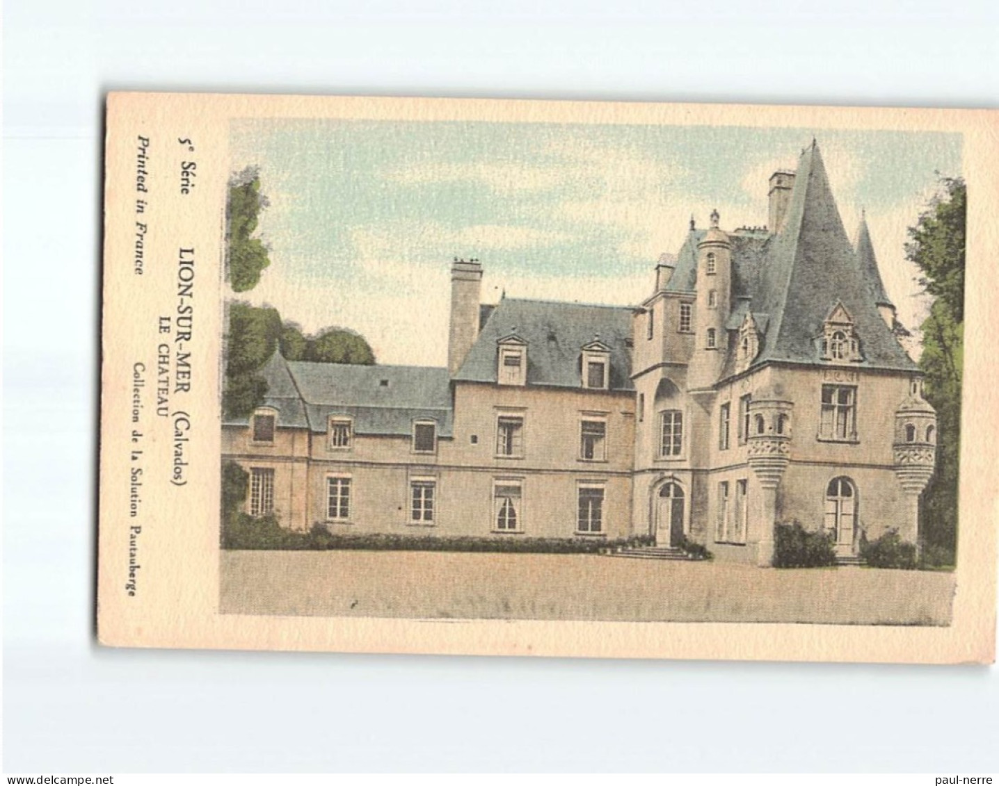 LION SUR MER : Le Château - état - Autres & Non Classés