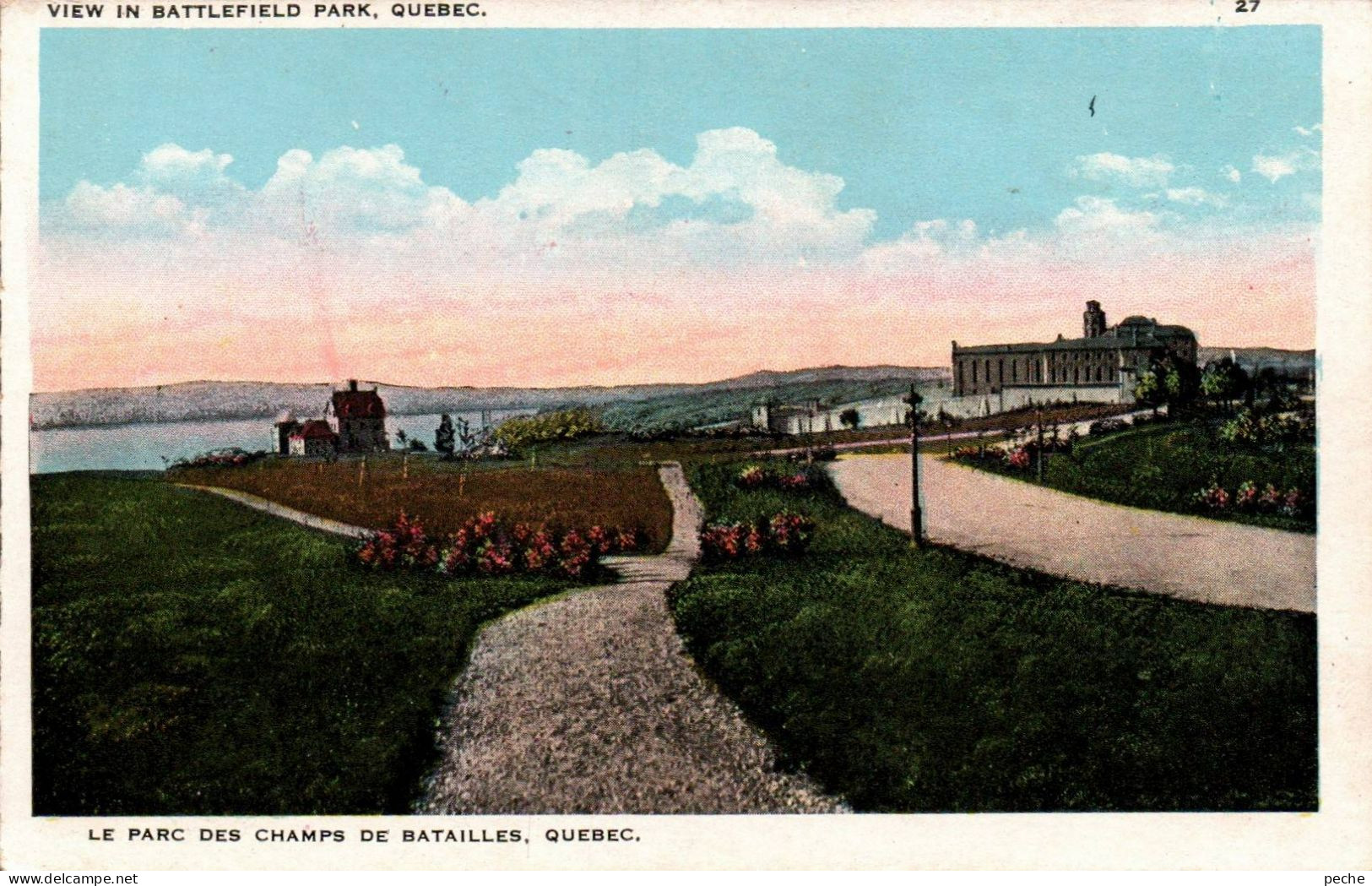 N°3233 W -cpa View In Battlefiel Park Quebec - Québec - La Cité