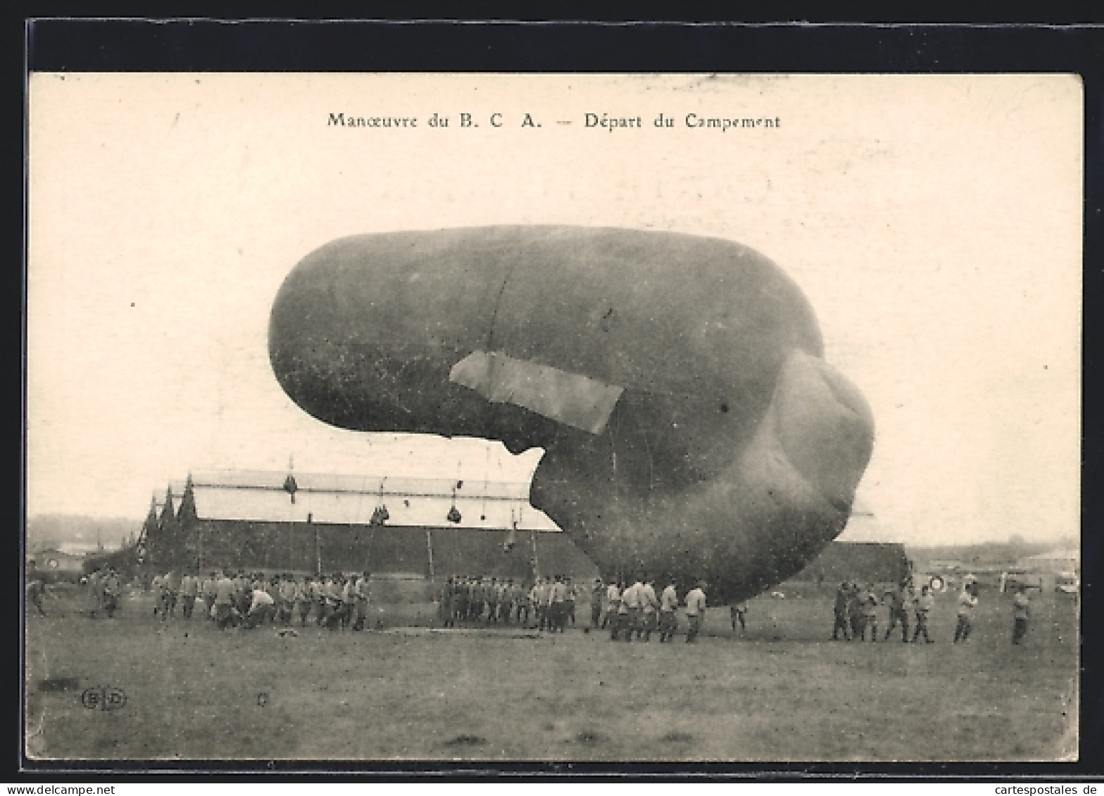 AK Départ Du Campement, Ballon  - Balloons