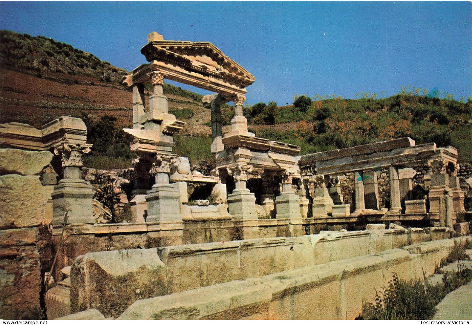 TURQUIE - La Fontaine De Trajan - Trajan Fountain - Nymphaum Traiani - Ephesus - Carte Postale Ancienne - Turquie