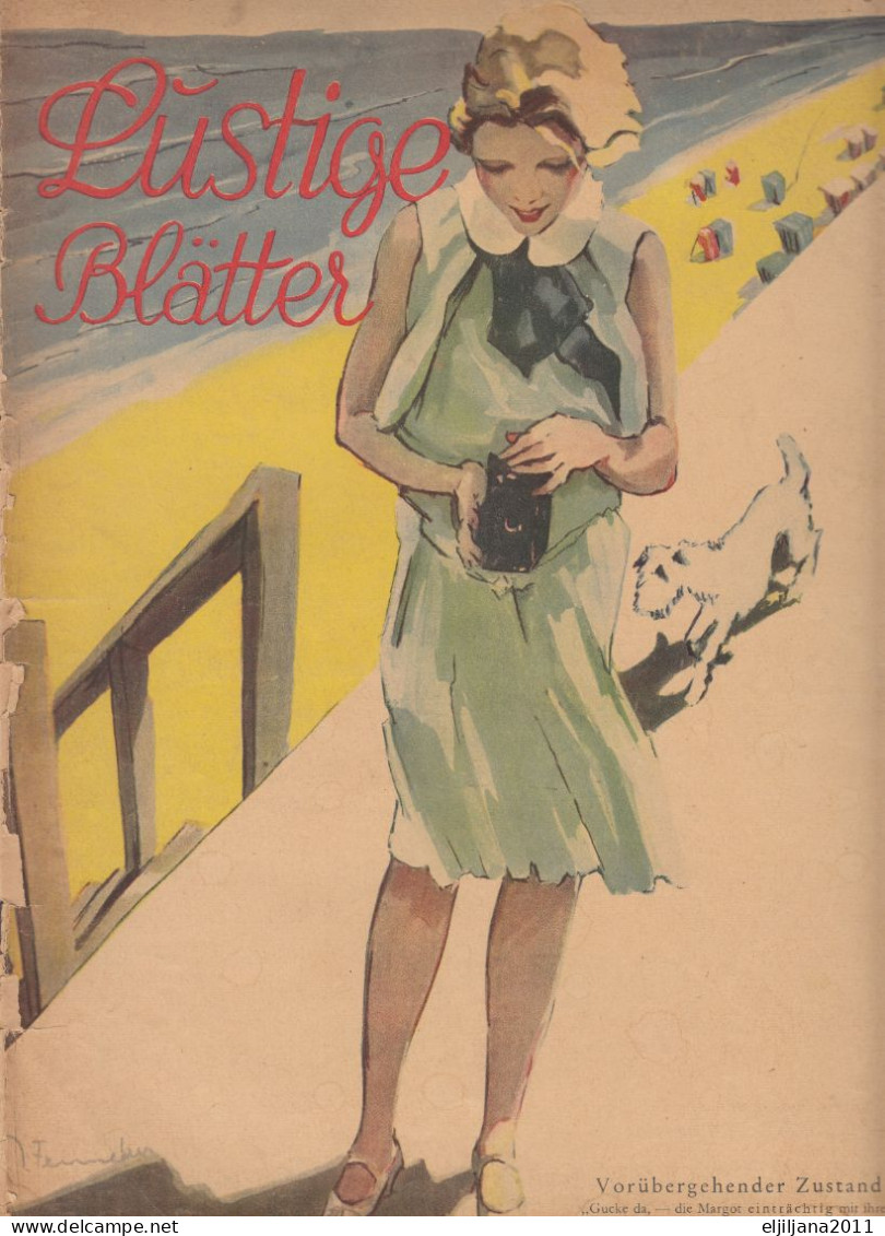 Deutschland (Germany) Berlin 1930, Lustige Blätter Nr.32  Magazine / Newspapers ⁕ Humor, Comics 10 Blatt (20 Seiten) - Sonstige & Ohne Zuordnung