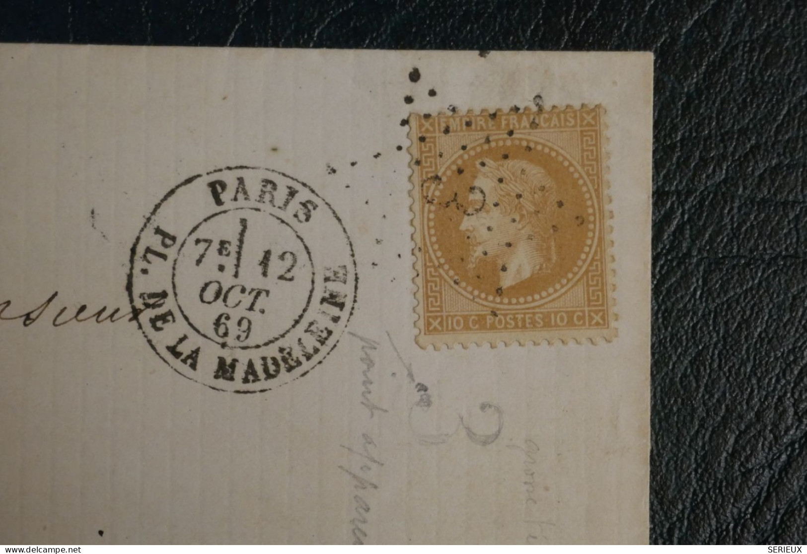 FRANCE   LETTRE  1869  ETOILE DE PARIS N°3   +N°28  +AFF. INTERESSANT+DP10 - 1849-1876: Klassik