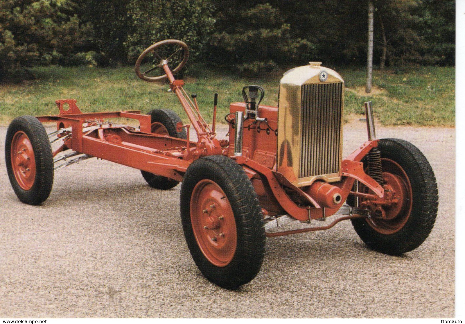 Cottin Desgouttes Type TA - Chassis Mécanique 1929 - Fondation De L'Automobile Marius Berliet CPM - PKW