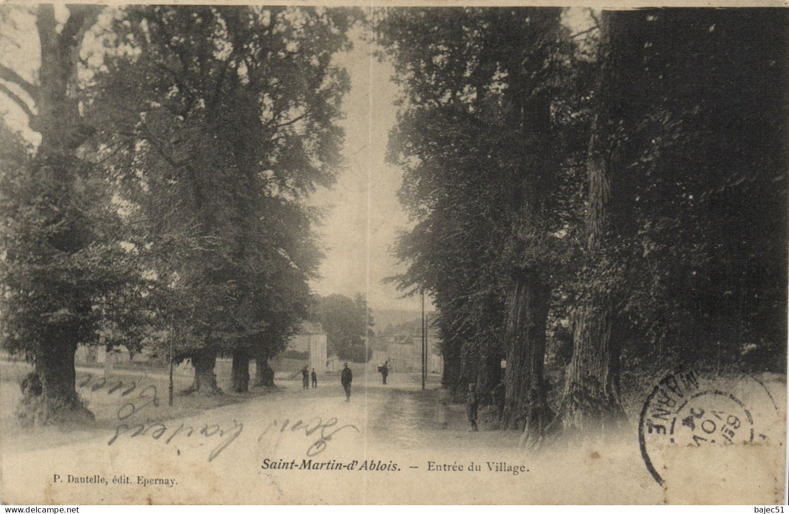 Saint Martin D'Ablois - Entrée Du Village "pionnière 1904" - Autres & Non Classés