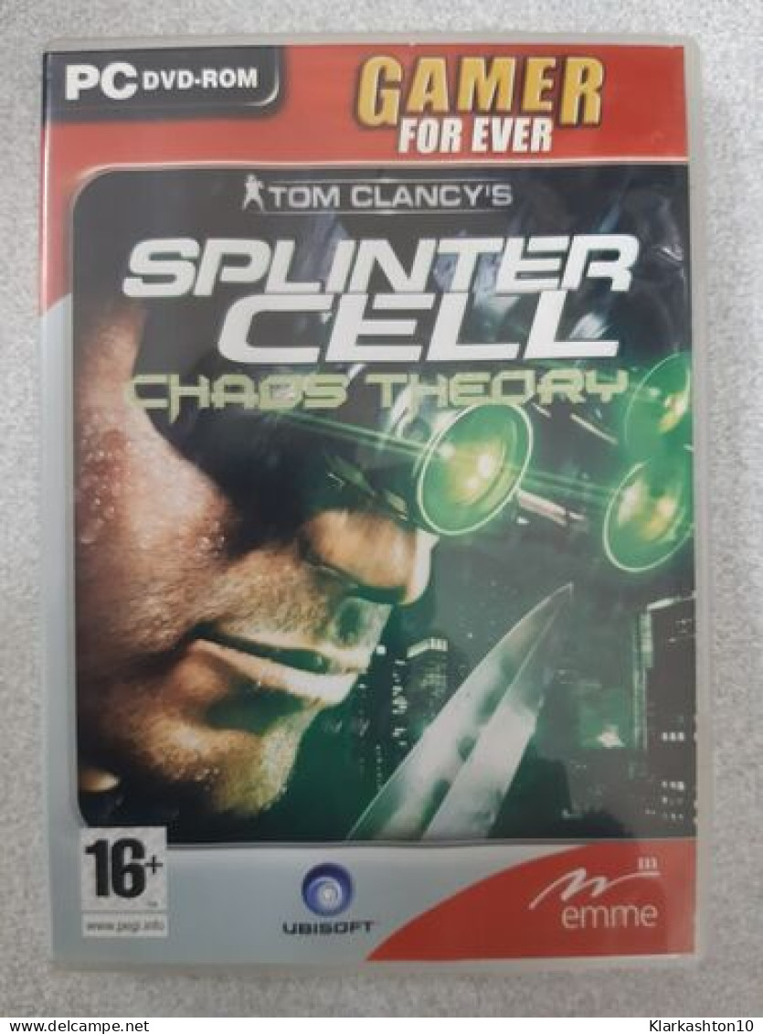 Jeu Vidéo - Splinter Cell - Sonstige & Ohne Zuordnung