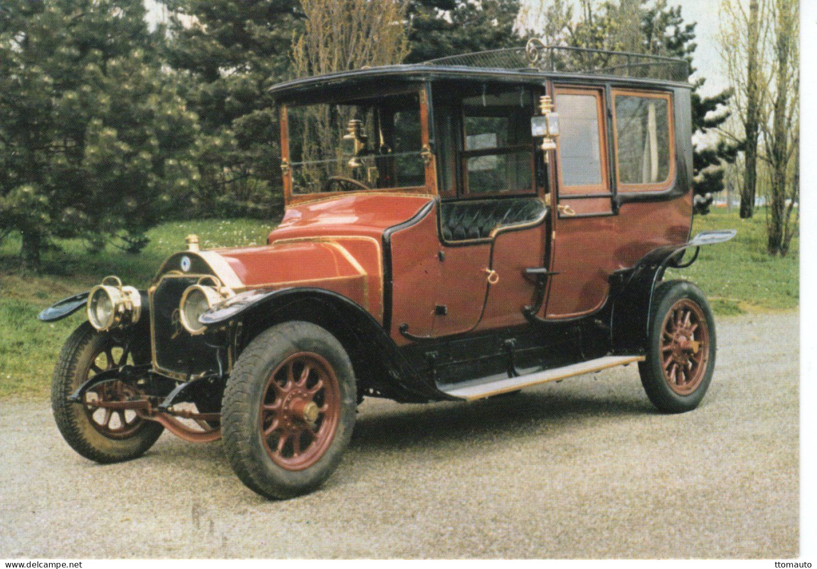 Berliet Type C1 Limousine 4 Places (1908)  - Fondation De L'Automobile Marius Berliet CPM - Passenger Cars