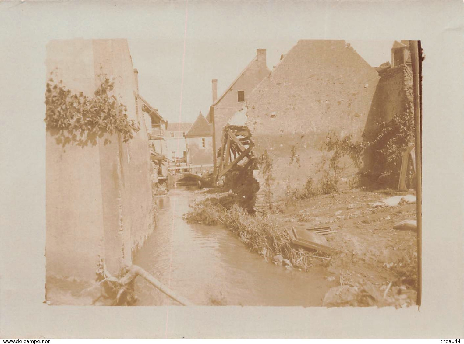 ¤¤  -  BOURBON-LANCY   -  Lot de 5 Clichés des Inondations du 7 Juin 1904     -   ¤¤