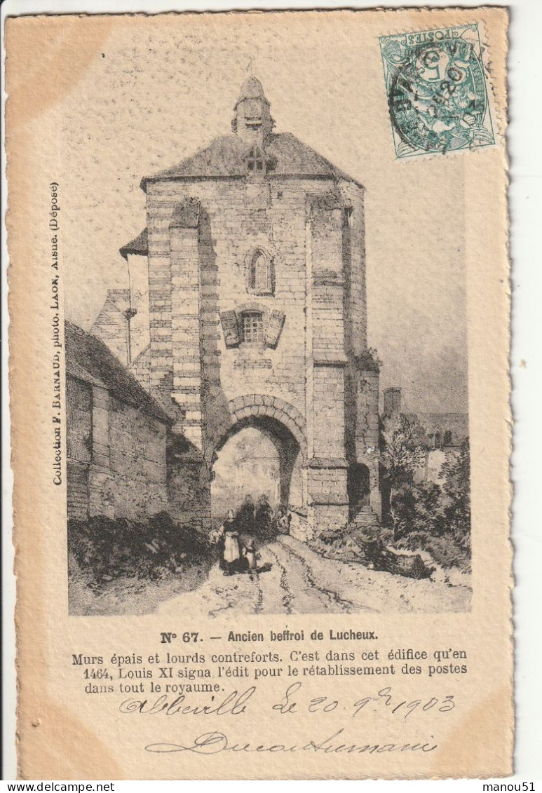 LUCHEUX  Ancien Beffroi - Lucheux