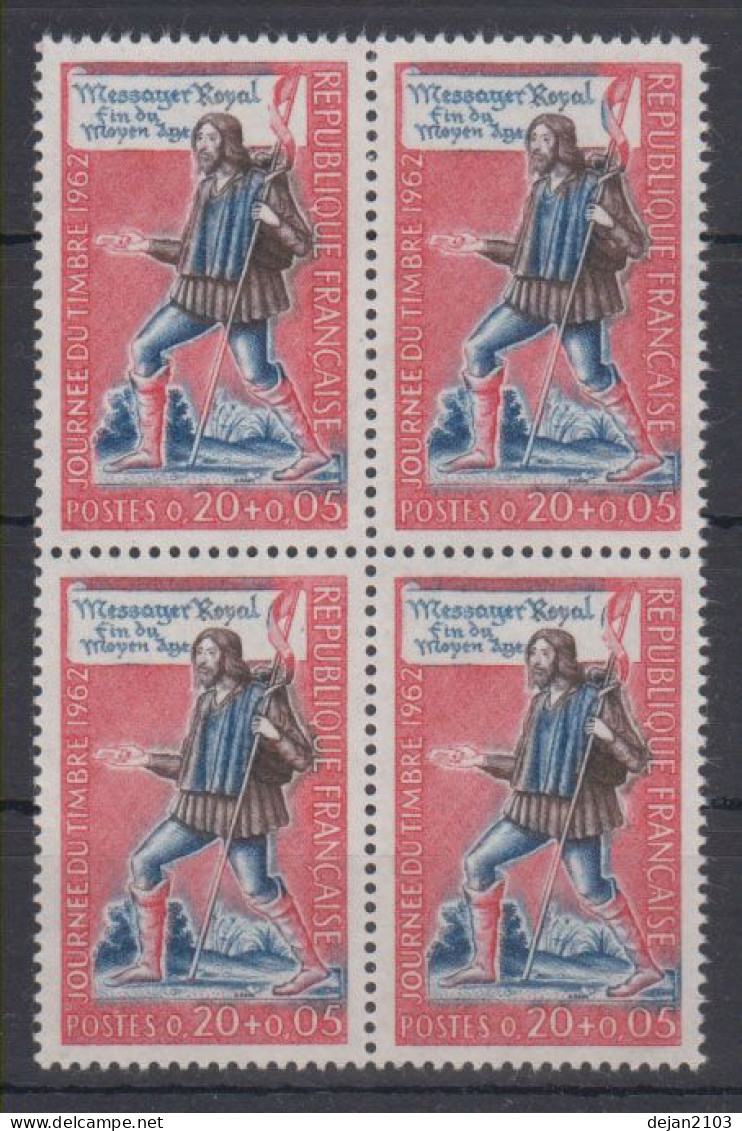 France Day Of Stamp Block Of Four 1962 MNH ** - Unused Stamps