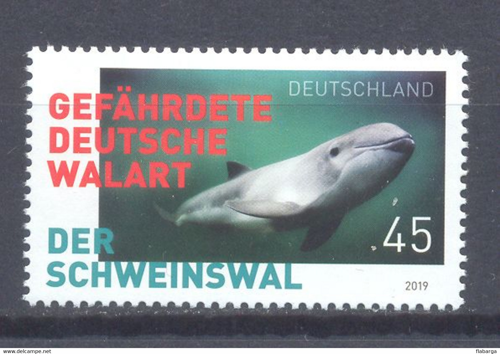 Año 2019 Nº 3214 Fauna Marsopa - Unused Stamps