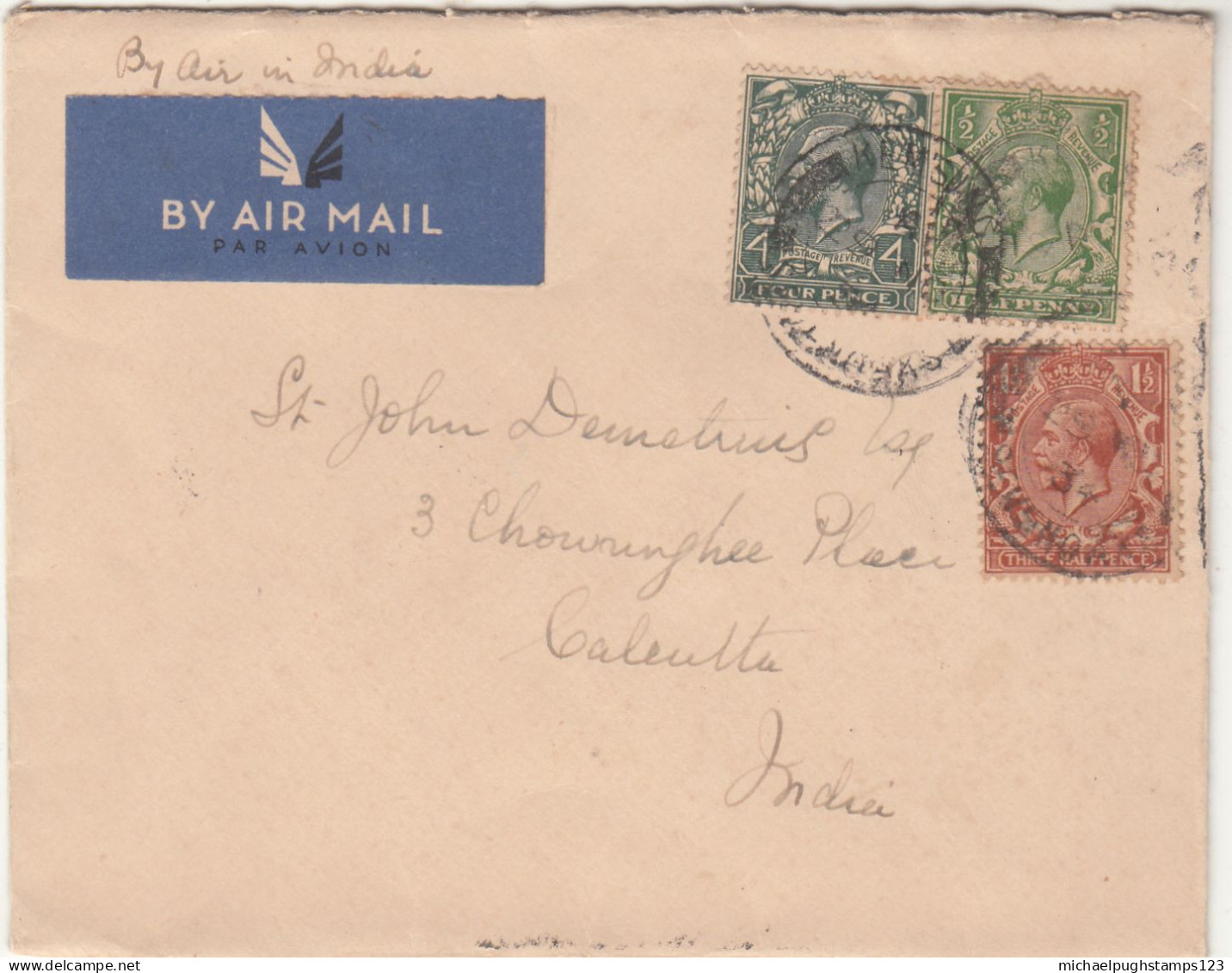 G.B. / Airmail / India - Unclassified