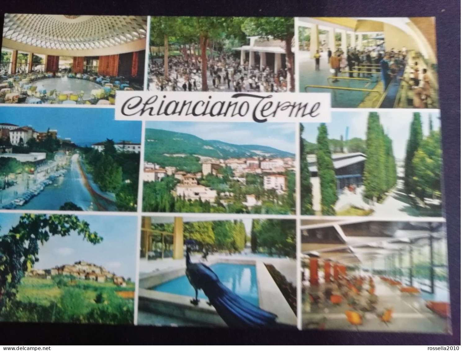 CARTOLINA ITALIA SIENA CHIANCIANO TERME SALUTI VEDUTINE Italy Postcard ITALIEN Ansichtskarten - Siena