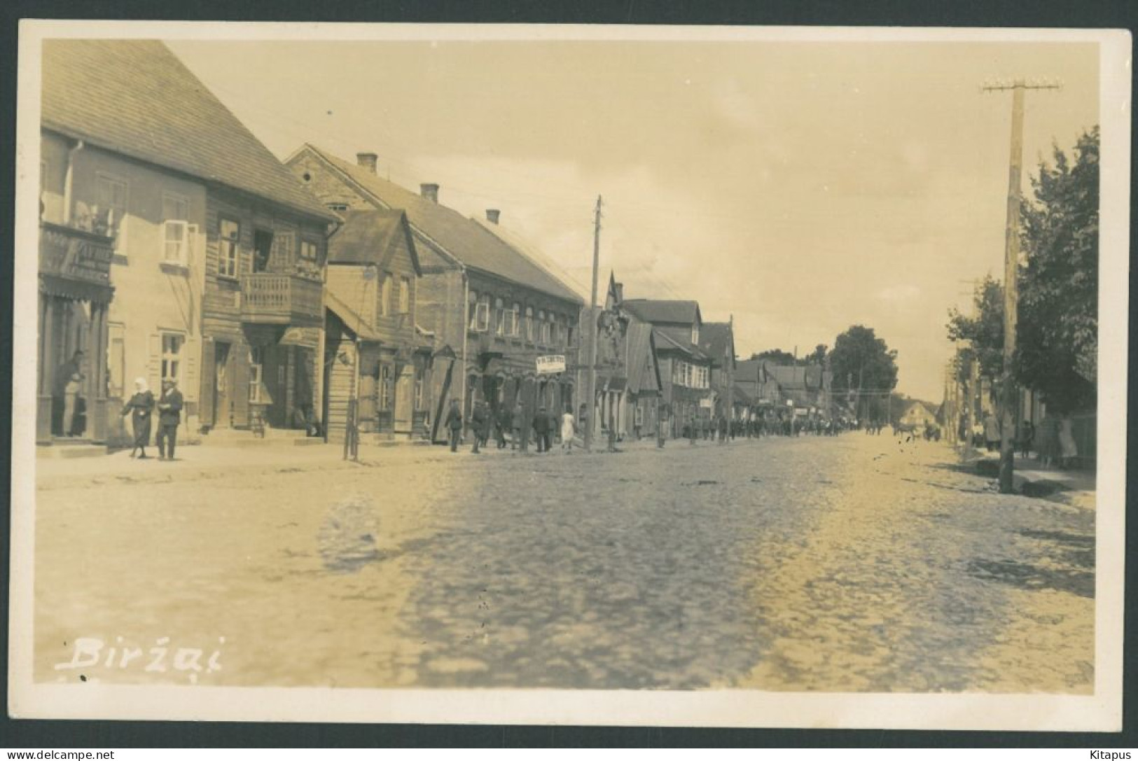 BIRZAI Old Vintage Postcard Birzi Lithuania - Lituanie