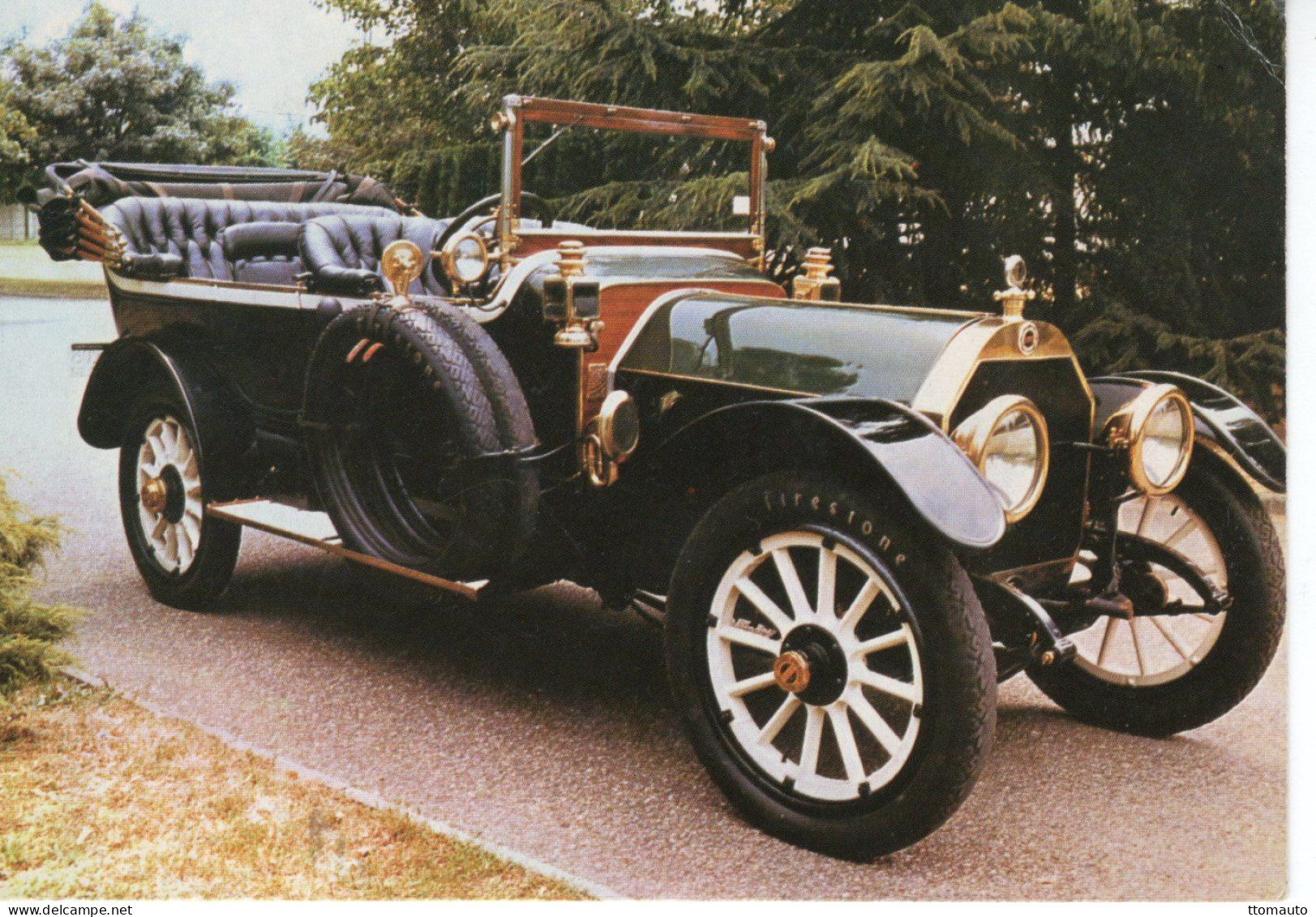 Alco Torpédo 1912 - Construite Sous Licence Berliet Aux État Unis  - Fondation De L'Automobile Marius Berliet CPM - PKW