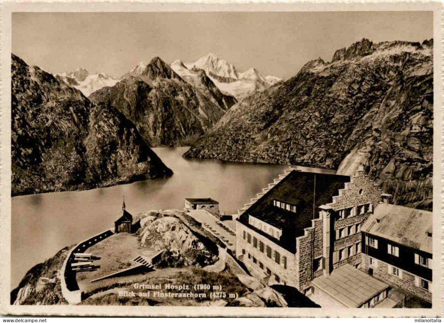 Grimsel-Hospiz - Blick Auf Finsteraarhorn (04994) - Guttannen