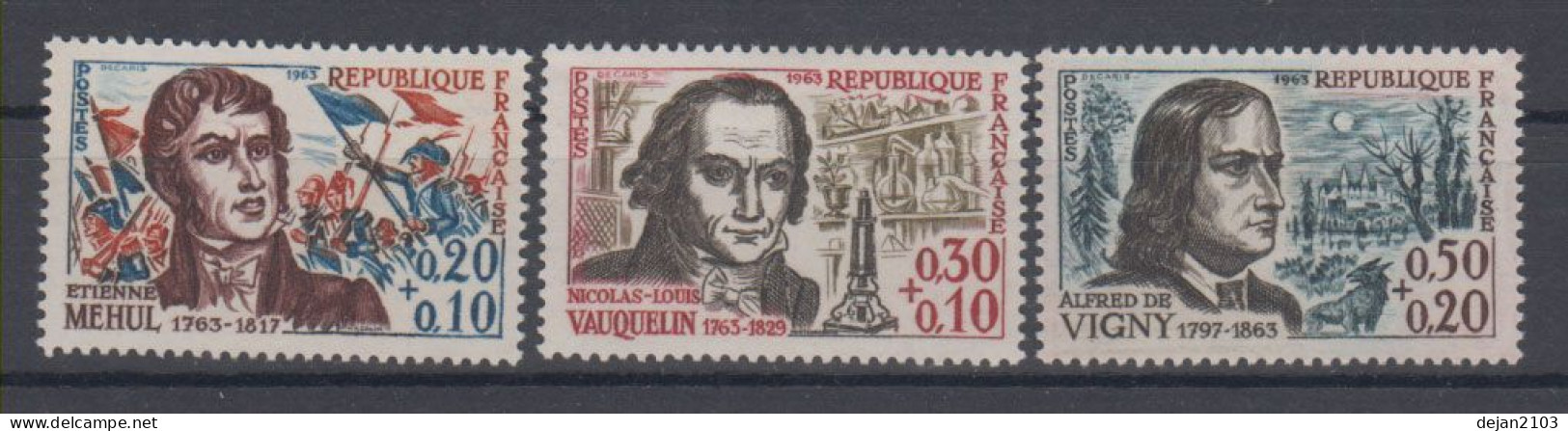 France Famous People 1963 MNH ** - Nuevos