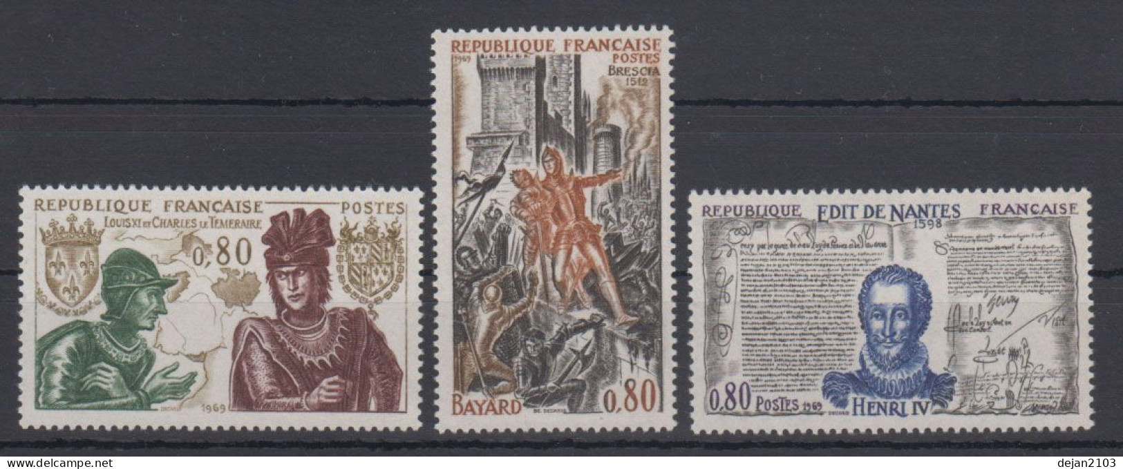 France Knights 1969 MNH ** - Unused Stamps