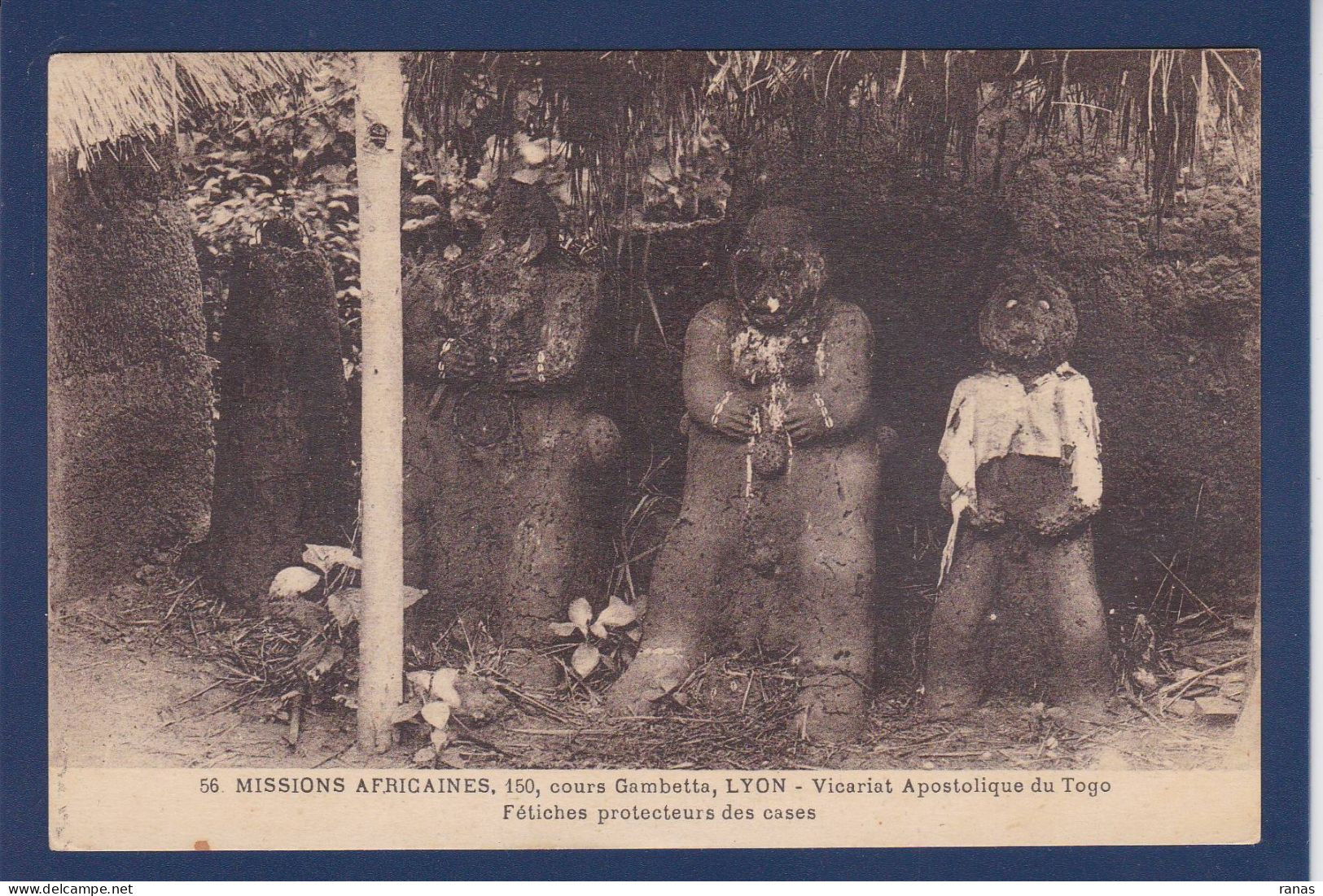 CPA Fétiche Statue Totem TOGO Afrique Noire Non Circulée - Togo