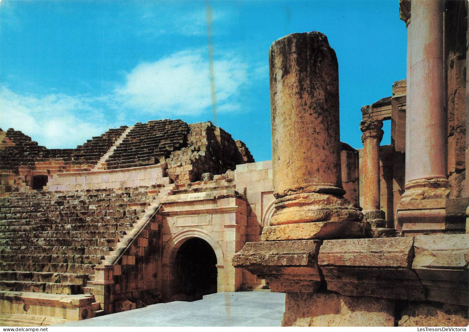 JORDANIE -  Jerash - Part Of Amphiteatre Of Jerash - Colorisé - Carte Postale - Jordan