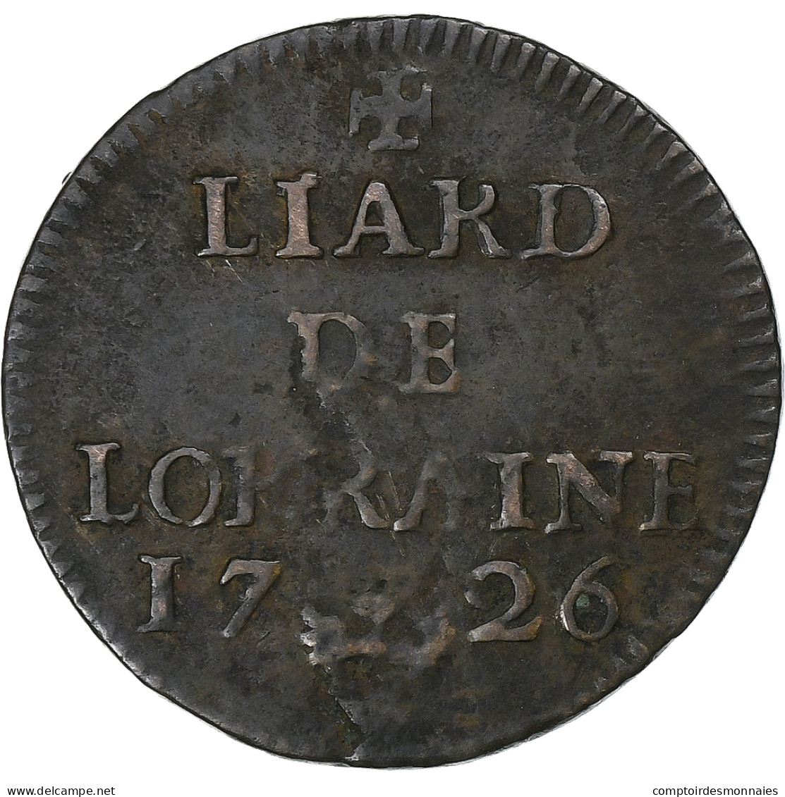 France, Duchy Of Lorraine, Leopold I, Liard De Lorraine, 1726, Nancy, Cuivre - Autres & Non Classés