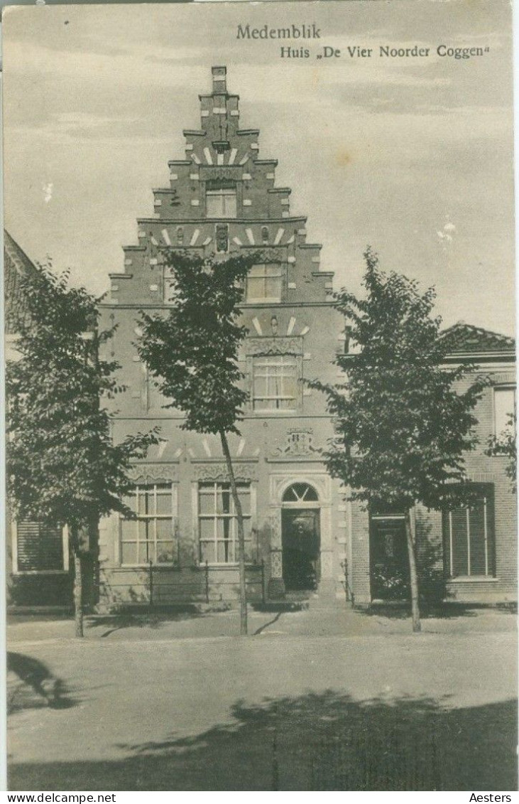 Medemblik; Huis De Vier Noorder Coggen - Niet Gelopen. (K. H. Idema - Medemblik) - Medemblik