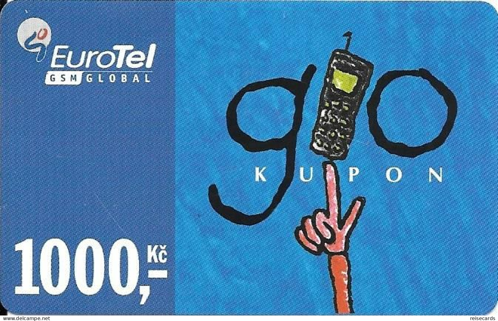 Czech Republic: Prepaid Eurotel - GSM Go - Czech Republic