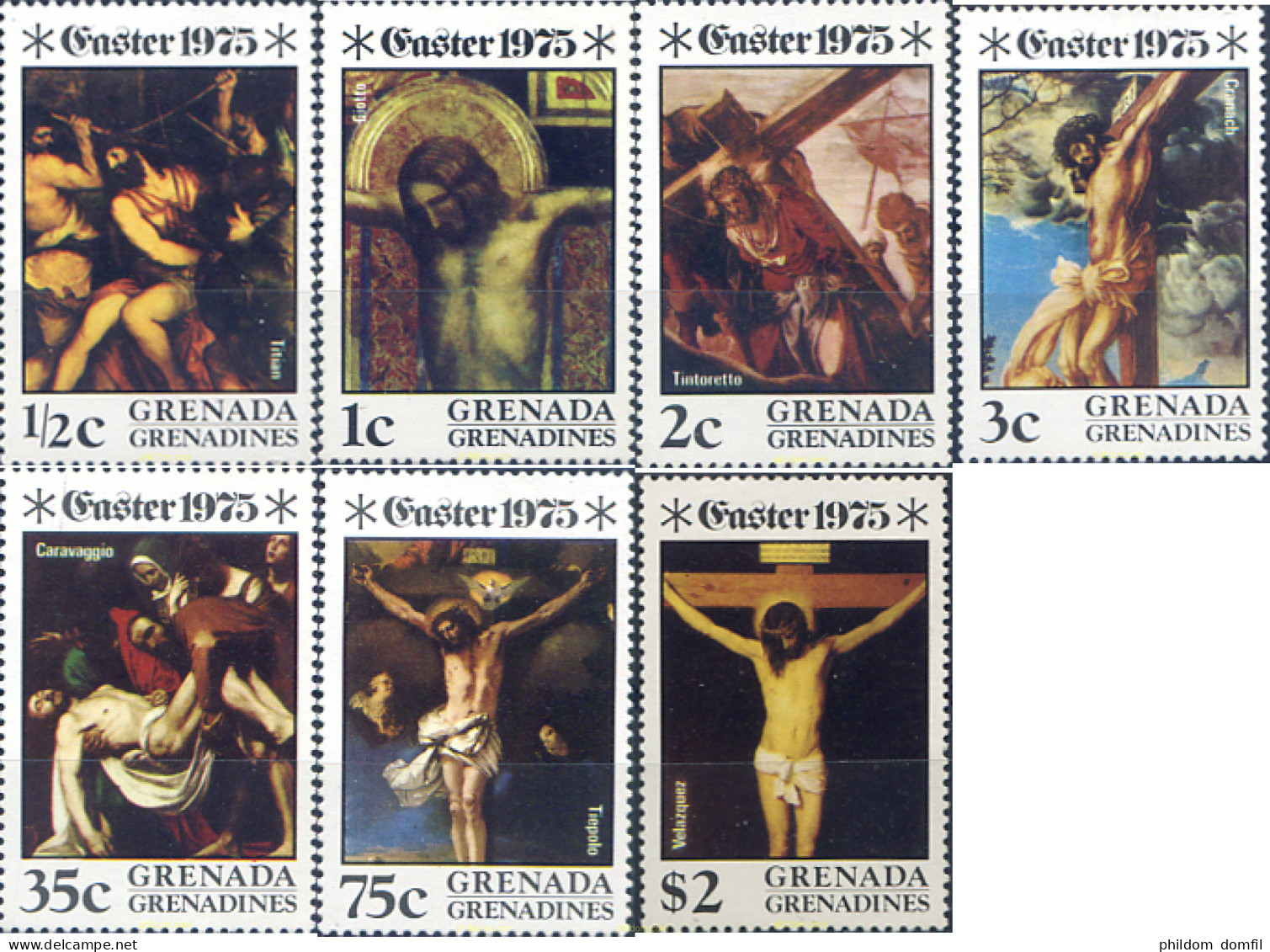 319646 MNH GRANADA GRANADINAS 1975 PASCUA - Grenada (1974-...)