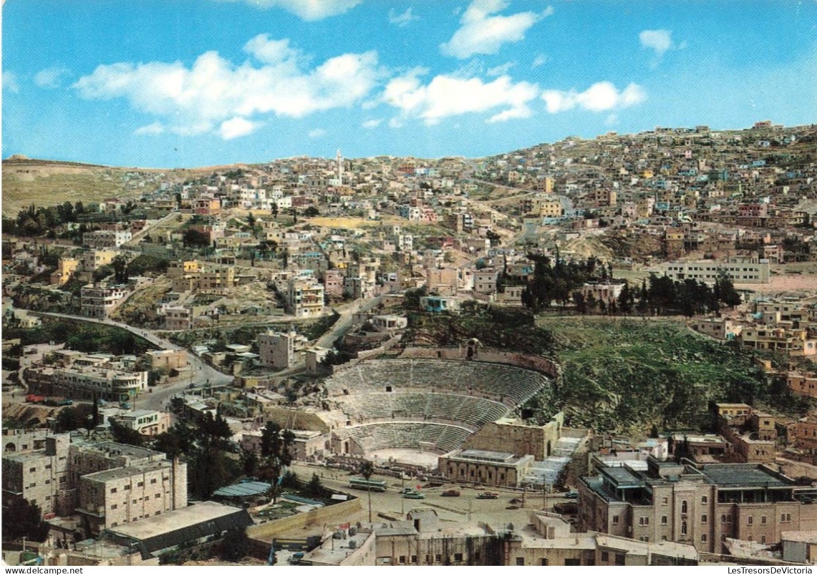 JORDANIE -  Amman - Amphiteatre Of Amman - Colorisé - Carte Postale - Jordanien