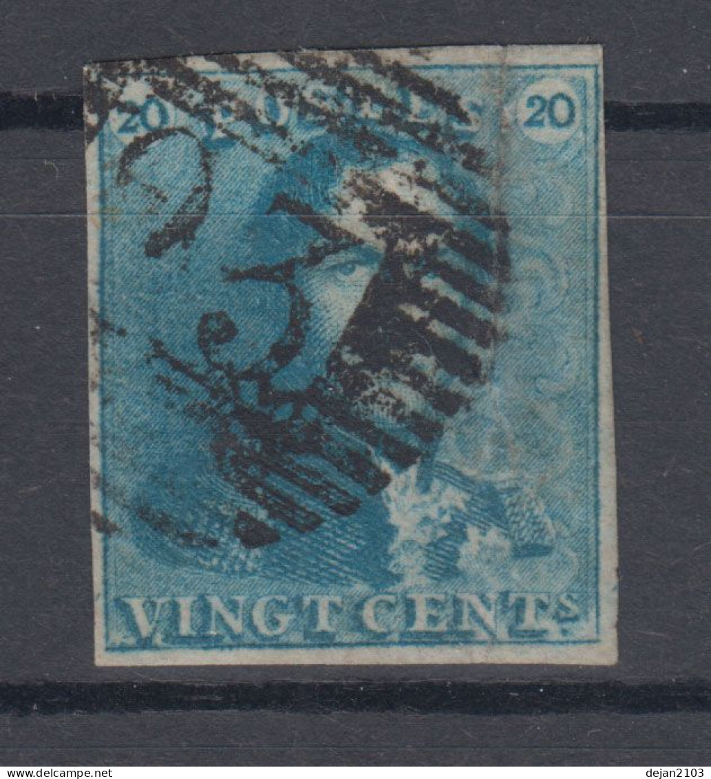 Belgium King Leopold I 20 C Mi#2b 1849 USED - 1849-1865 Medaillons (Varia)