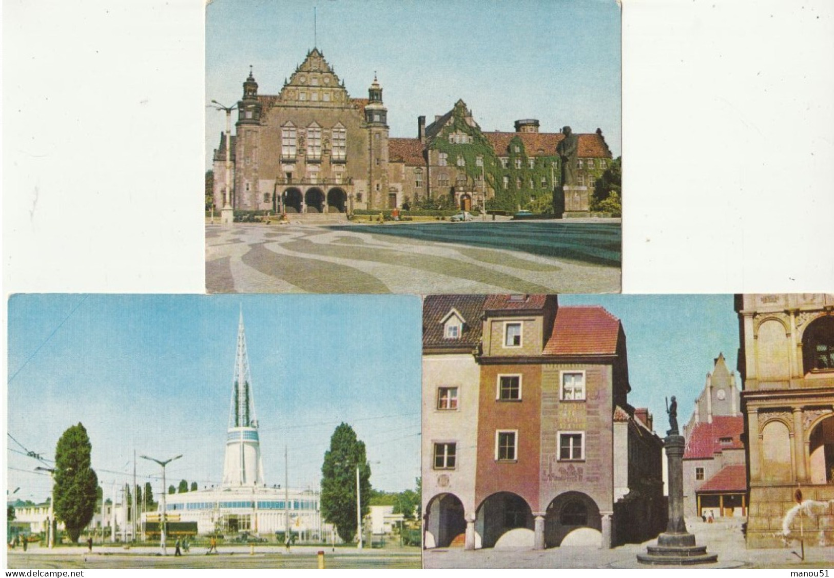 Pologne - POZNAN - Lot De 3 CPSM - Pologne